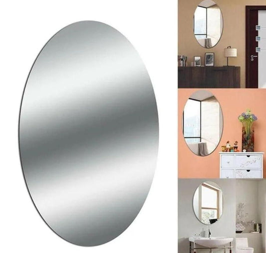 Combo of Oval Shape & Square Shape Mirror (Pack of 2)....