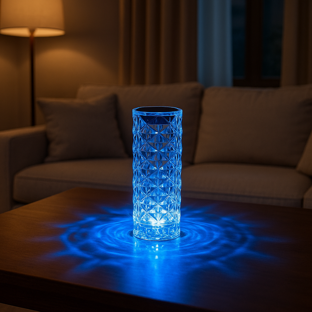 Crystal Touch Table Lamp – 16 Color Changing RGB