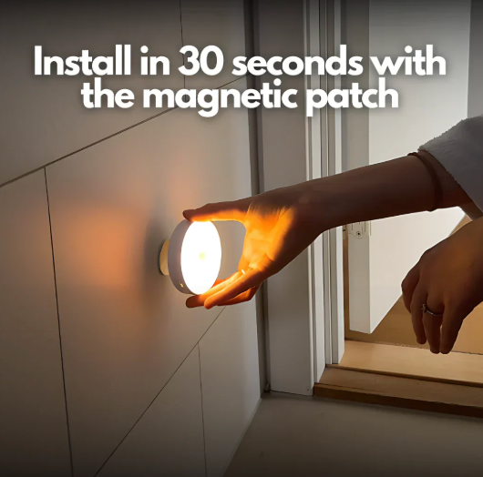 Smart Motion Sensor LED Night Light – USB Rechargeable