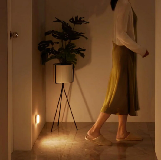 Smart Motion Sensor LED Night Light – USB Rechargeable